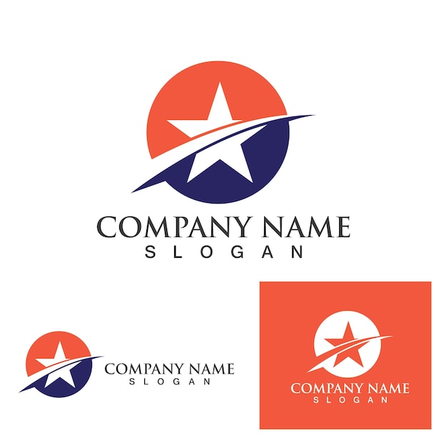 Star Logo Template vector icon illustration design