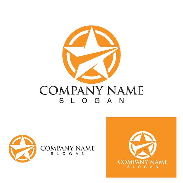 Star Logo Template vector icon illustration design