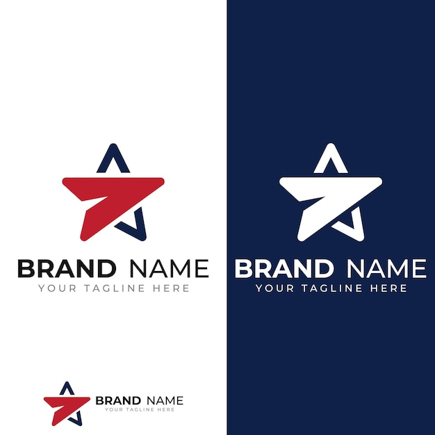 Star logoStar logo for business and companyWith modern vector illustration concept