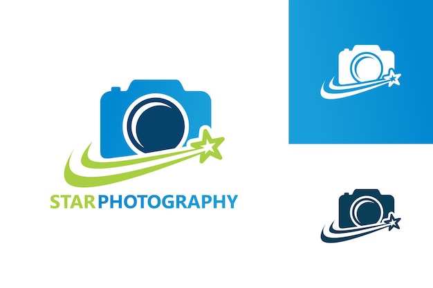 Star Photography Logo Template Design Vector, Emblem, Design Concept, Creative Symbol, Icon