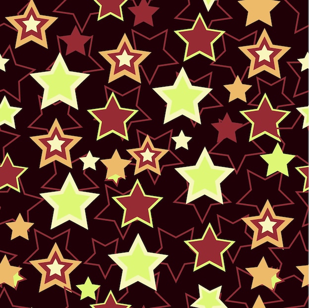 Star seamless geometric pattern