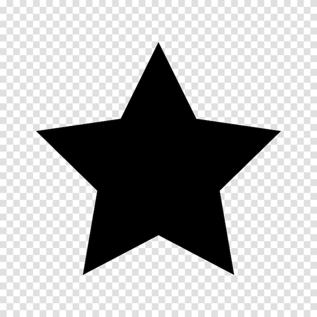 Star vector icon eps 10 Simple isolated illustration