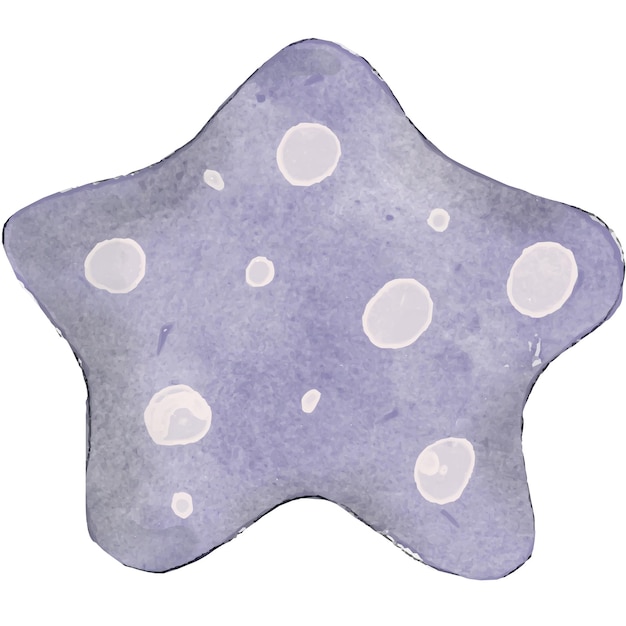 Star watercolor png design