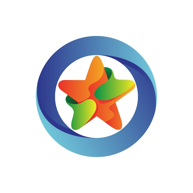 Star With Circle Logo