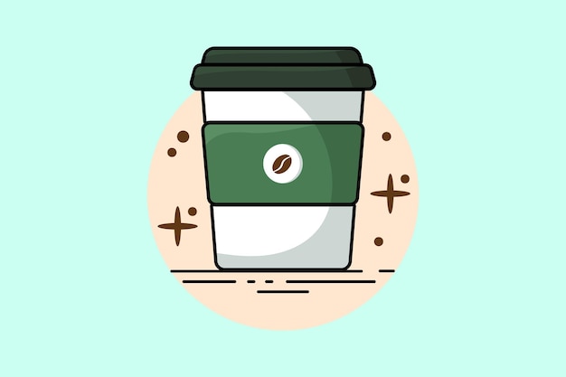 Starbucks Coffee Cup Vector Design Coffee Cup Vector templete Coffee Cup TShirt Design