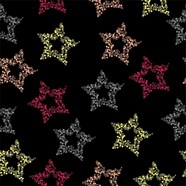 Stars background Seamless vector