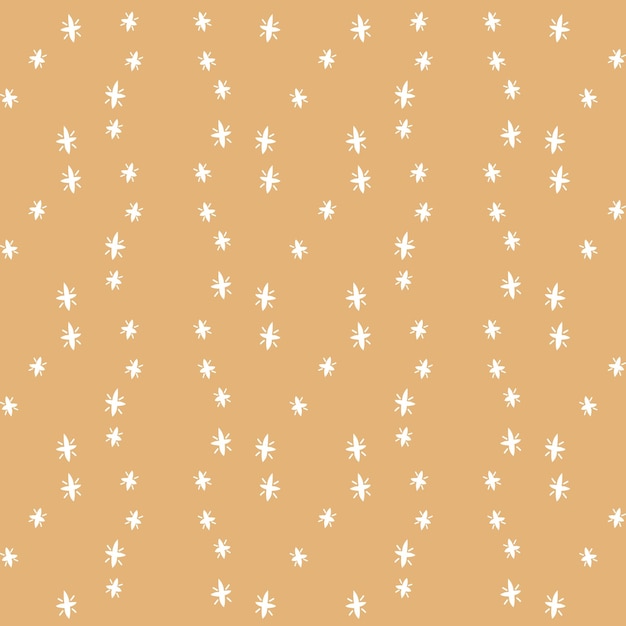 Stars boho seamless pattern vector illustration in muted colors