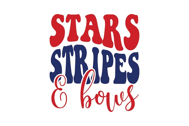 stars stripes and bows