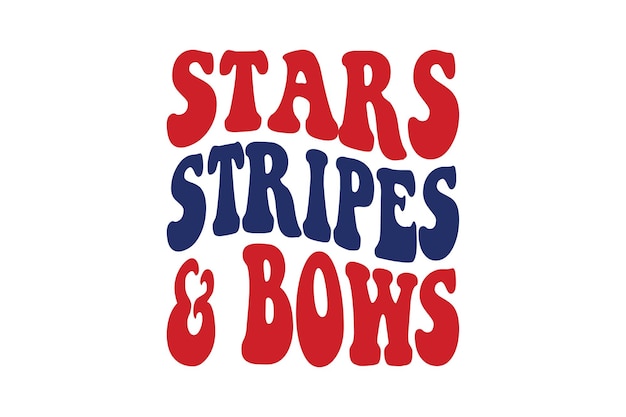 stars stripes and bows