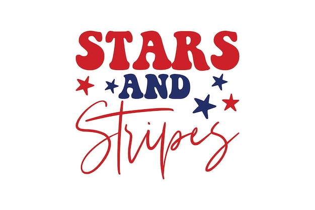 Vector stars and stripes