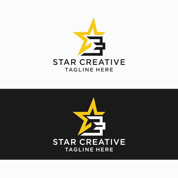 Start creative logo design icon template