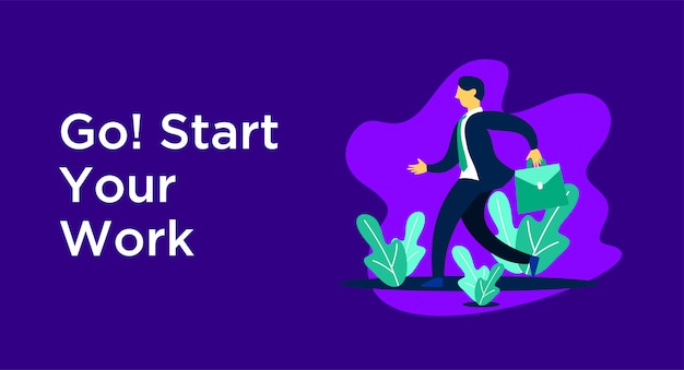 start work illustration