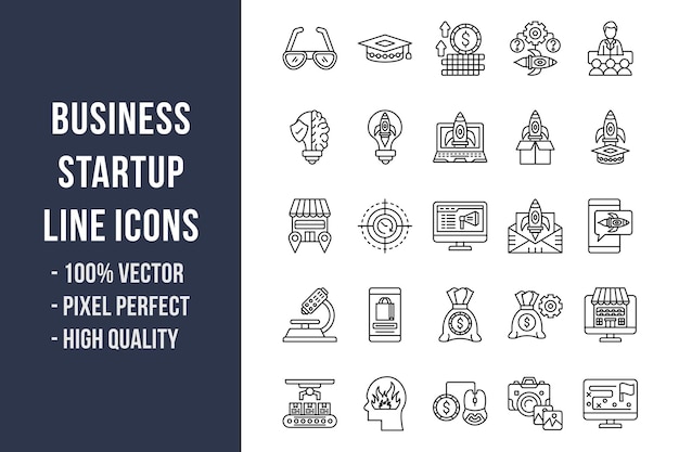 Startup Line Icons