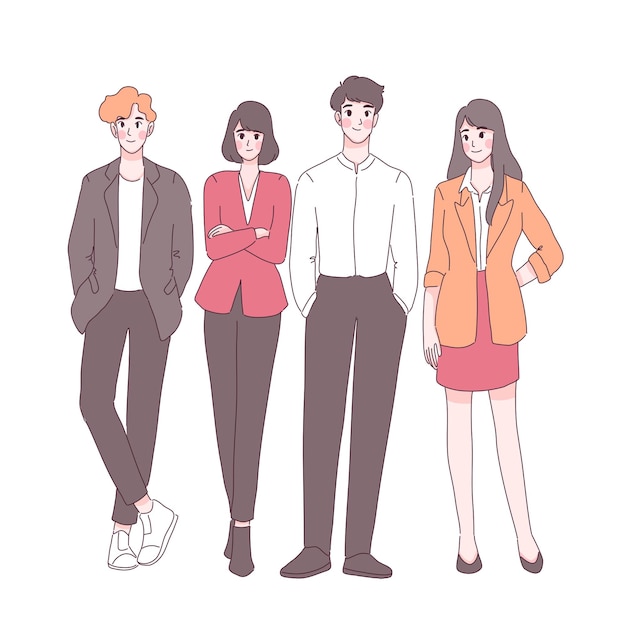 Startup team illustration