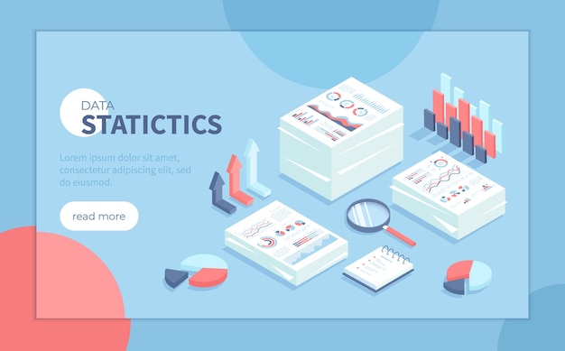 Statistics document analysis data collection Research and information processing Stacks of docum