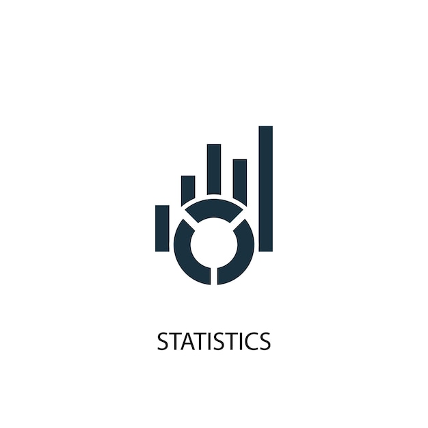 statistics icon. Simple element illustration. statistics concept symbol design from analytics, research collection. Can be used for web and mobile.