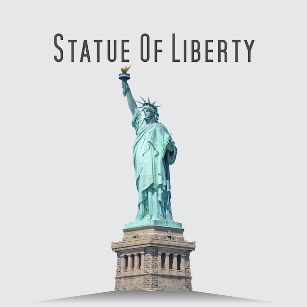 statue of liberty USA vector symbol design