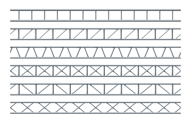 Steel Truss Girder Realistic Seamless 