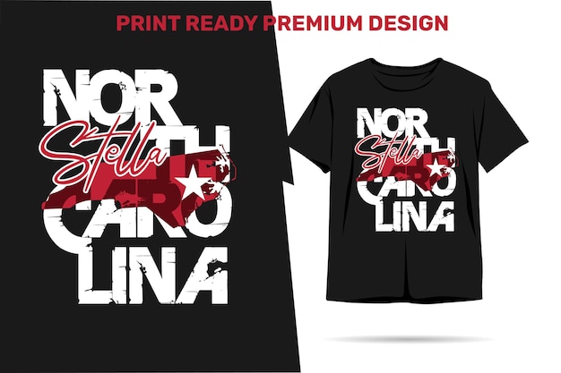 Stella North Carolina Map print ready sublimation design for shirts mugs vinyl decor other printing