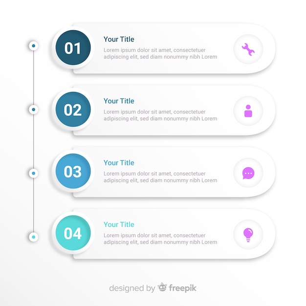 Step infographic