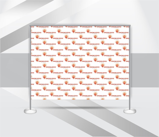 step and repeat banner Pattern design template