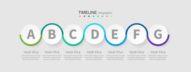 Steps business data visualization timeline process infographic template design