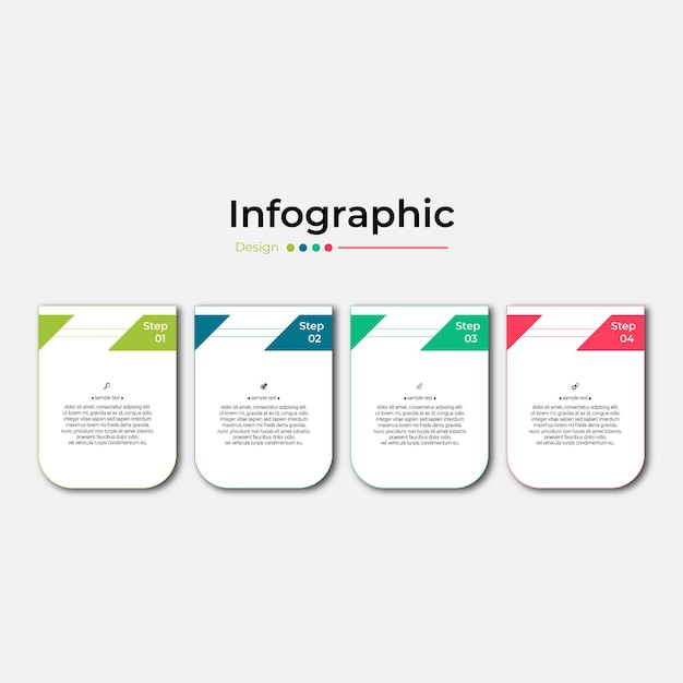 steps timeline infographic template design