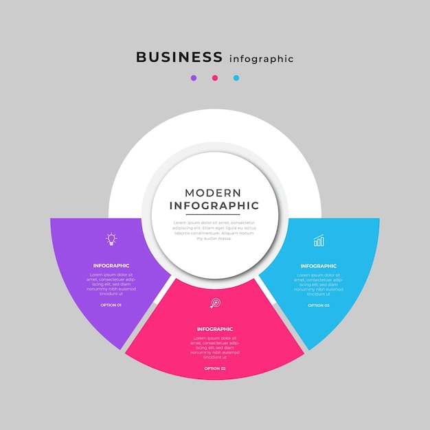 Steps Timeline Infographics Design Template