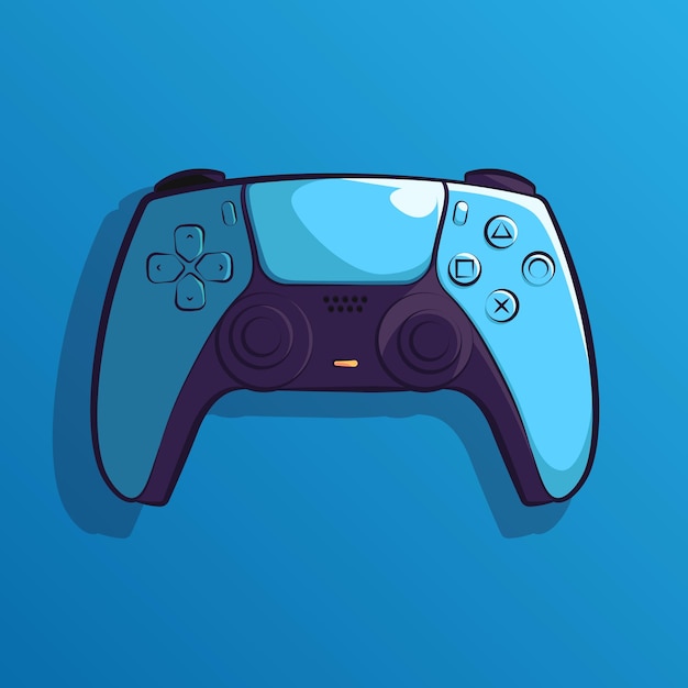 Stick controller art illustration