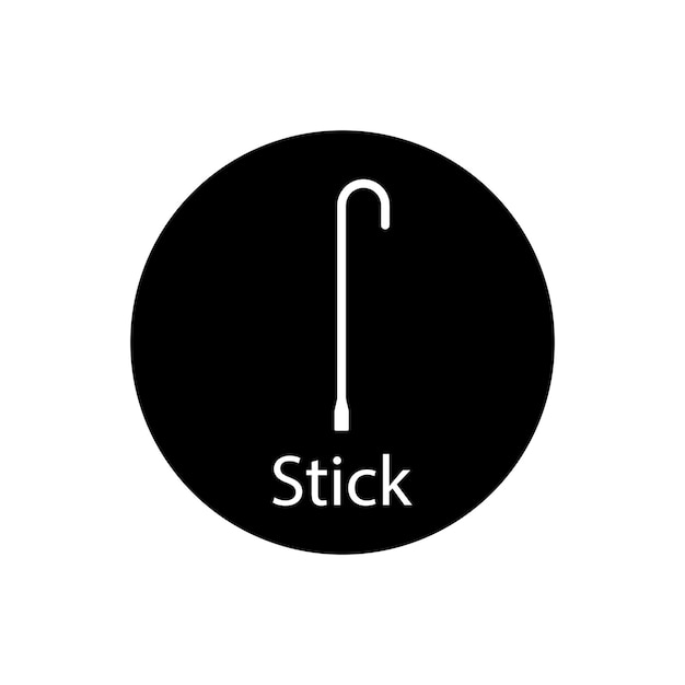 stick icon vector template illustration logo design