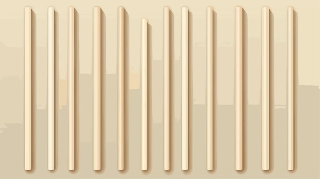 Vector stick sticks on a wall