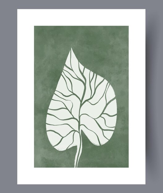 Vector still life sheet ecological wall art print