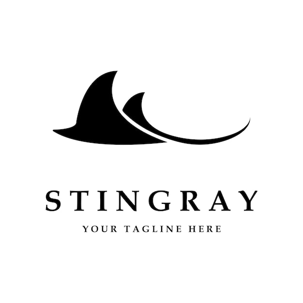 Stingray logo and vector with slogan template