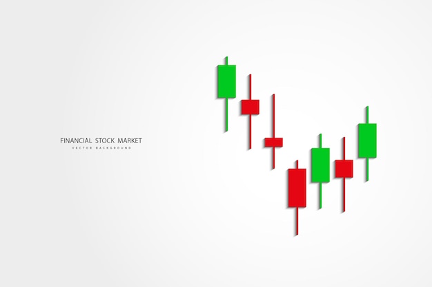 Stock market or forex trading business graph chart for financial investment concept Business presentation for your design