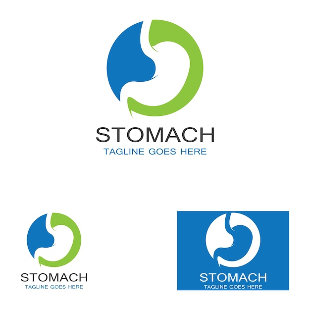 Stomach care icon designs