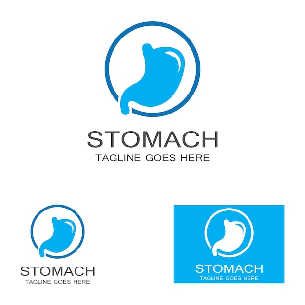 Stomach care icon designs