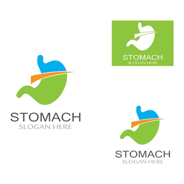 Stomach care icon designs