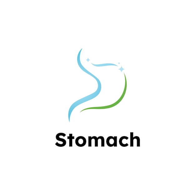 Stomach Care Logo Vector Design Template Creative stomach Symbol