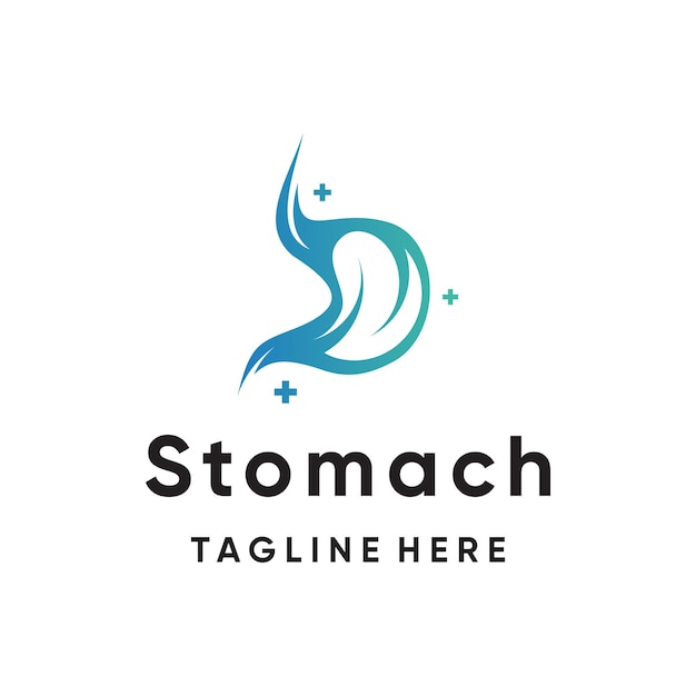 stomach logo design creative concept unique style Premium Vector Part 3