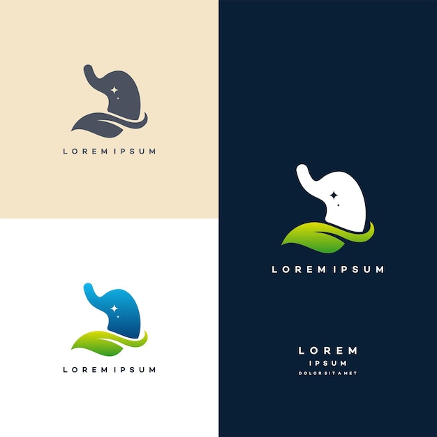 Stomach logo designs concept, Healthy Stomach logo template, Nature Stomach logo