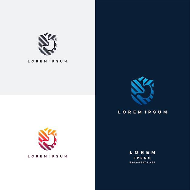 Stomach Logo designs concept vector, Stomach Shield logo designs, Stomach Protect logo inspiration