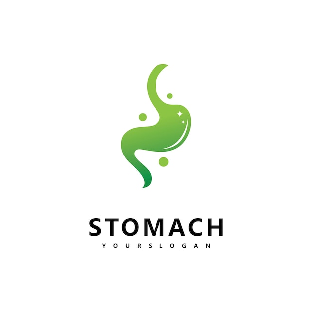 Stomach logo vector design template