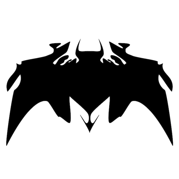 Stone bat icon illustration isolated on white background