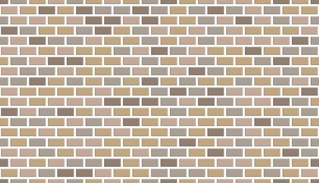 Stone Block Wall Seamless vector background of rectangular stones wall building