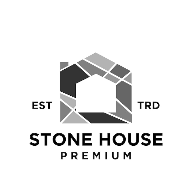 Stone House logo icon design illustration