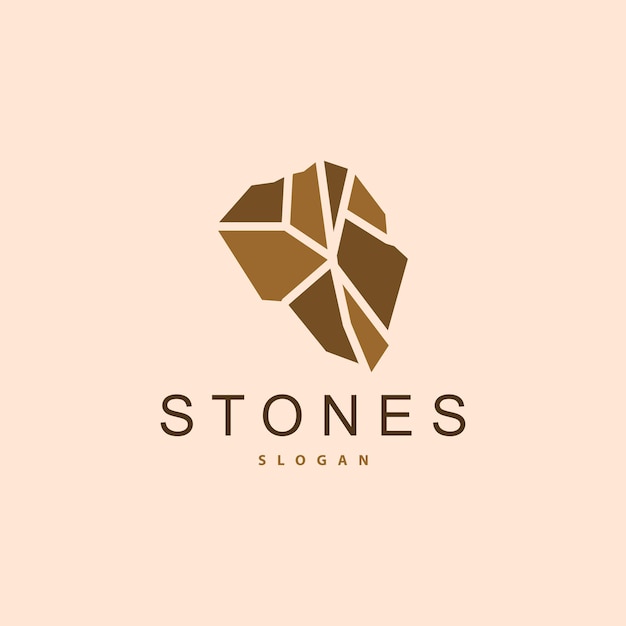 Stone Logo Premium Elegant Design Stone Balance Vector Stepping Rock Walking Icon Illustration Design