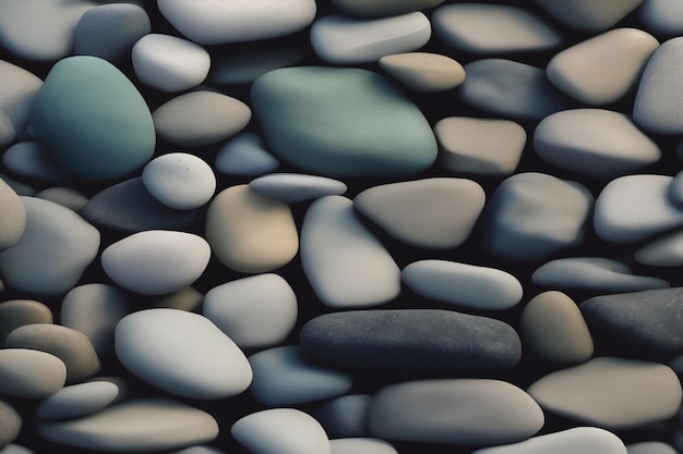 stones on beach