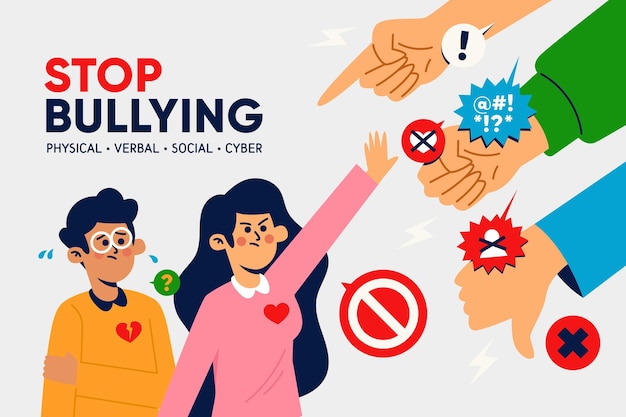 Stop bullying concept