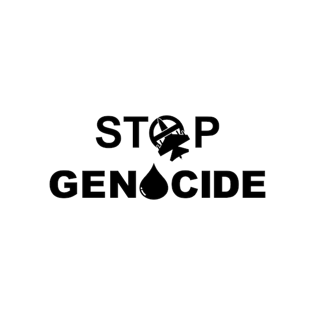 Stop Genocide Sign