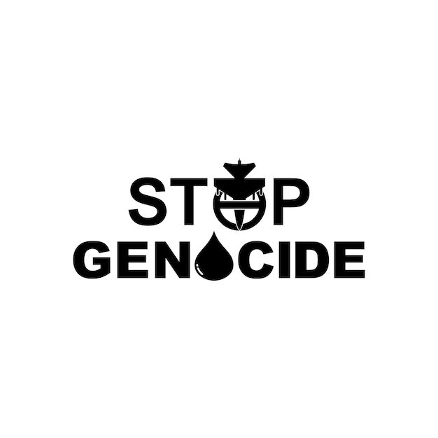 Stop Genocide Sign